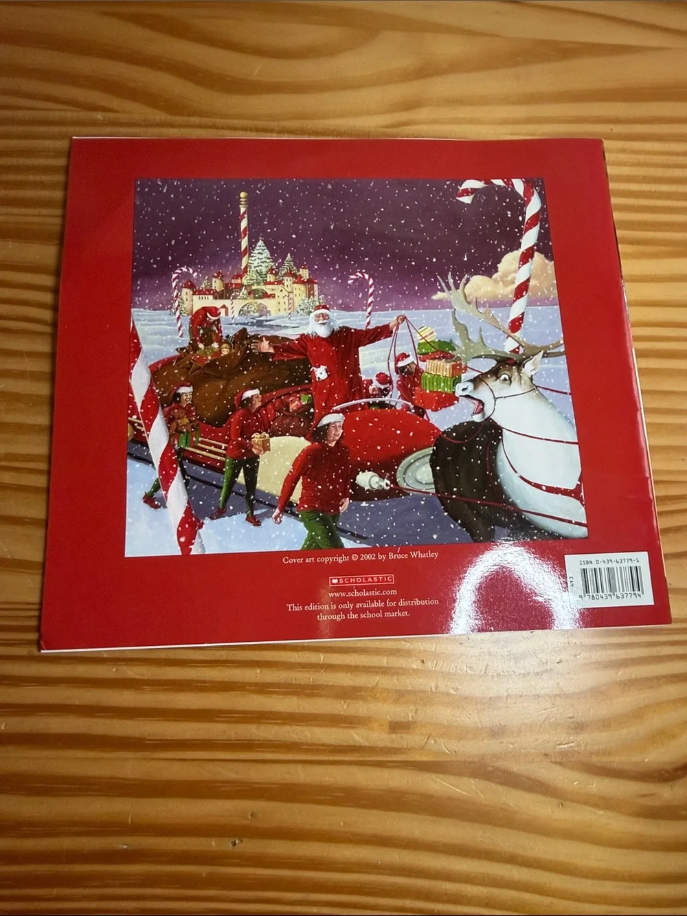 Vintage Here Comes Santa Claus Read-Along Book & Cassette Tape Set